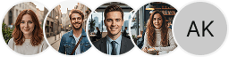 Multiple investor profile avatars displayed in the Kindred Stakendure trading review section